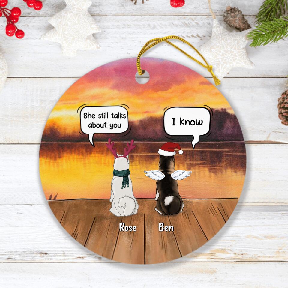 Adorno Navideño Memorial para Mascotas — Siempre en Nuestros Corazones 🐾🎄