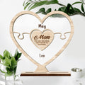Placa Personalizada para Mamá — El Corazón de la Familia ❤️