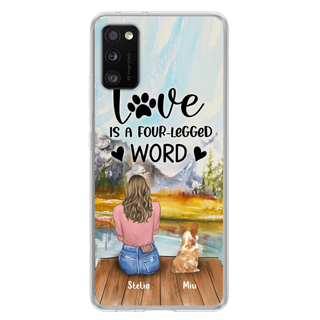 Funda de Teléfono Personalizada para Amantes de Mascotas — Hasta 4 Mascotas