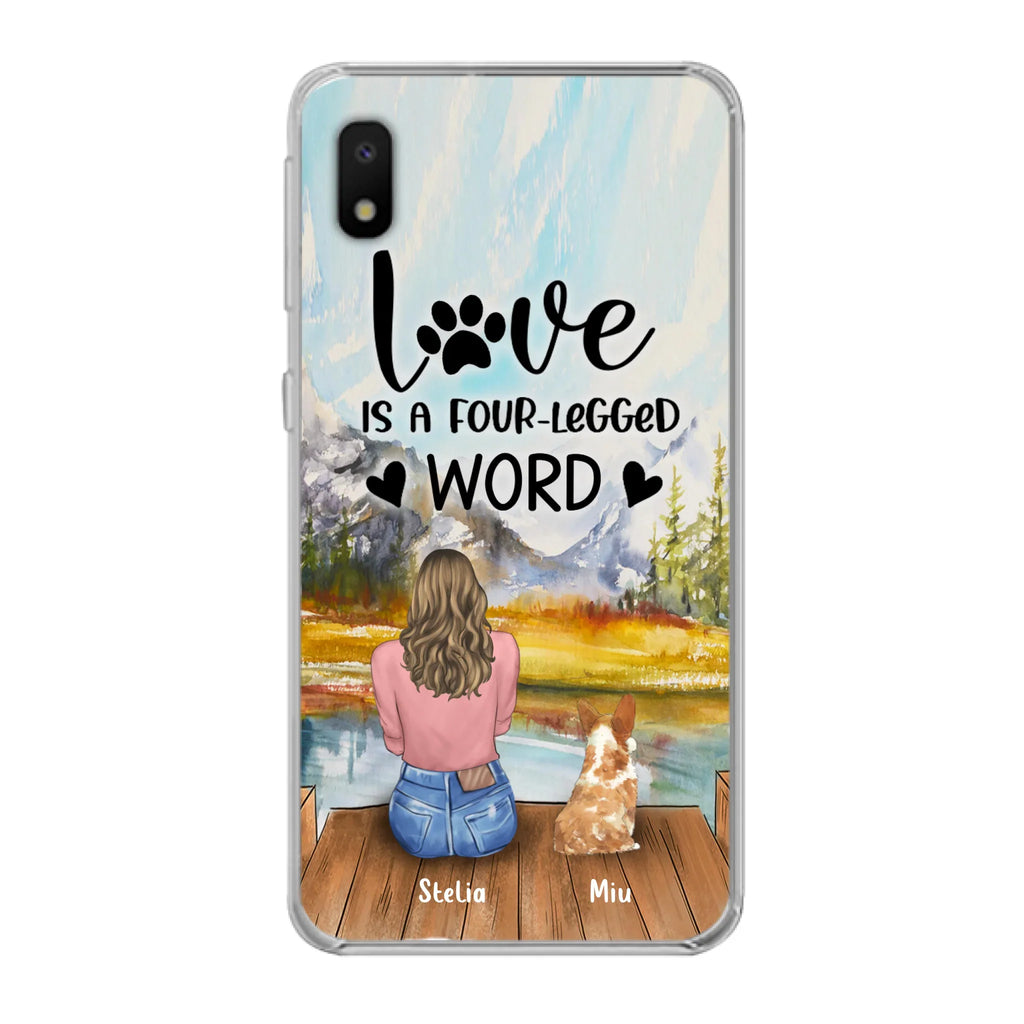 Funda de Teléfono Personalizada para Amantes de Mascotas — Hasta 4 Mascotas
