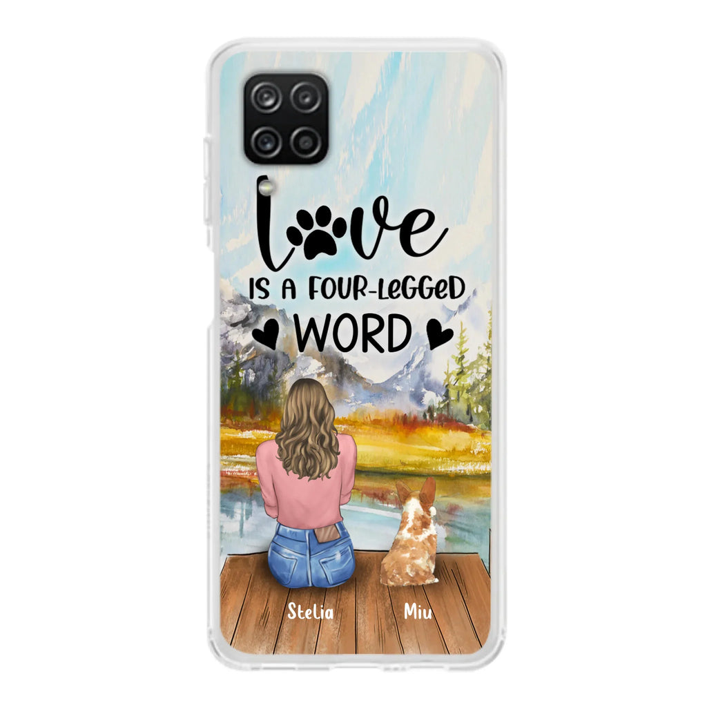 Funda de Teléfono Personalizada para Amantes de Mascotas — Hasta 4 Mascotas