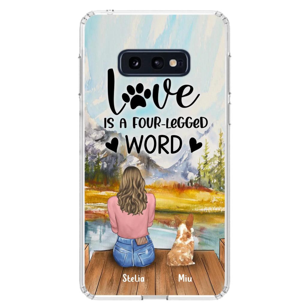 Funda de Teléfono Personalizada para Amantes de Mascotas — Hasta 4 Mascotas