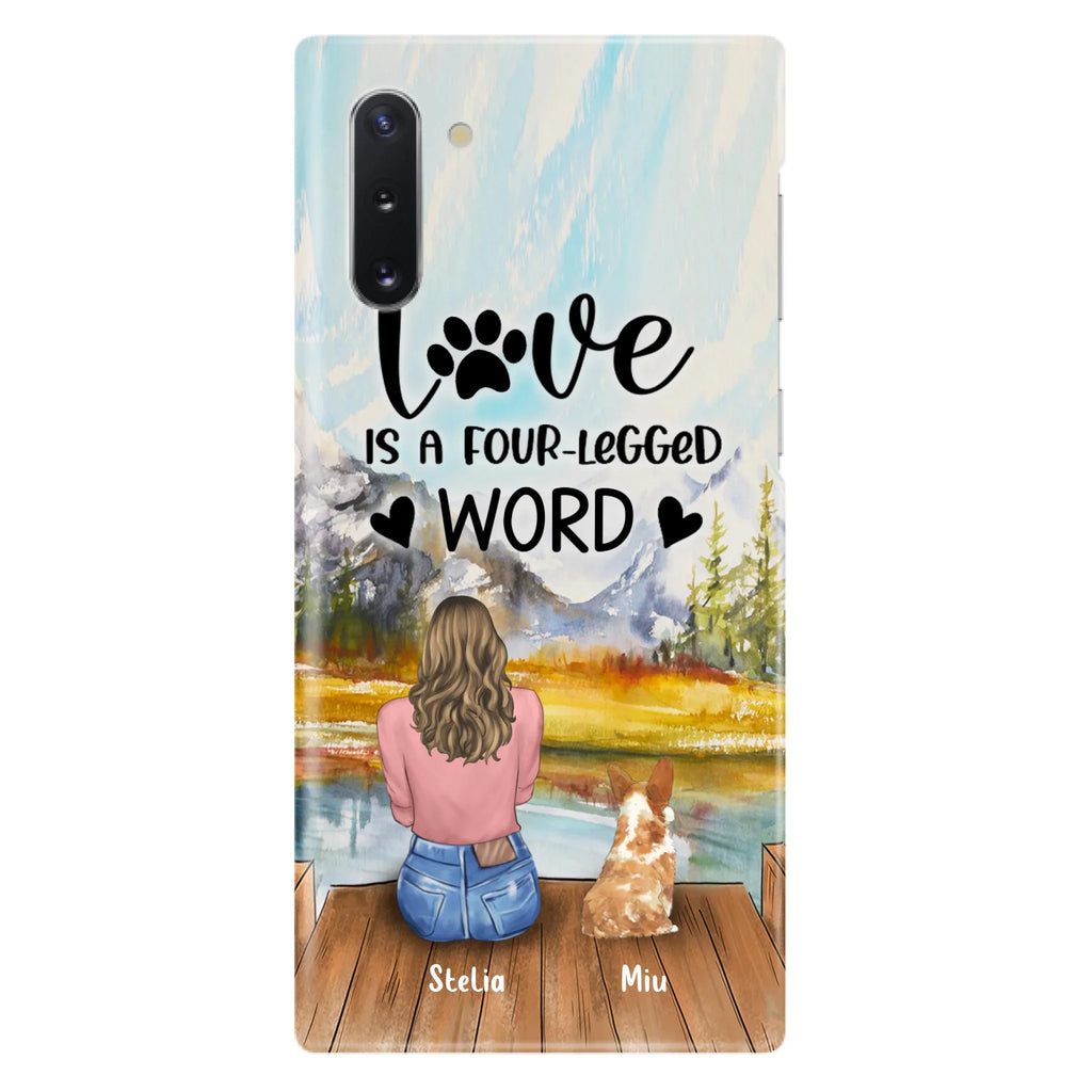 Funda de Teléfono Personalizada para Amantes de Mascotas — Hasta 4 Mascotas