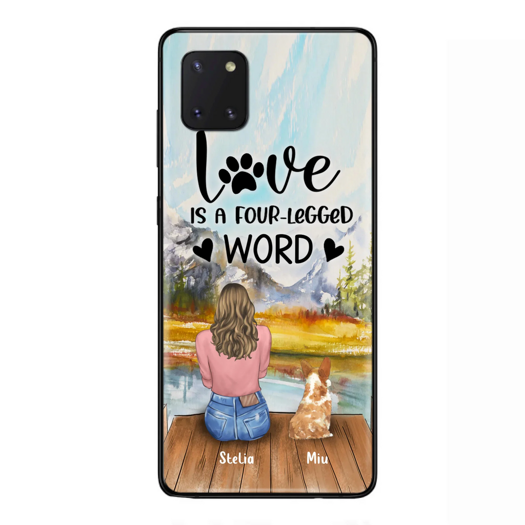Funda de Teléfono Personalizada para Amantes de Mascotas — Hasta 4 Mascotas