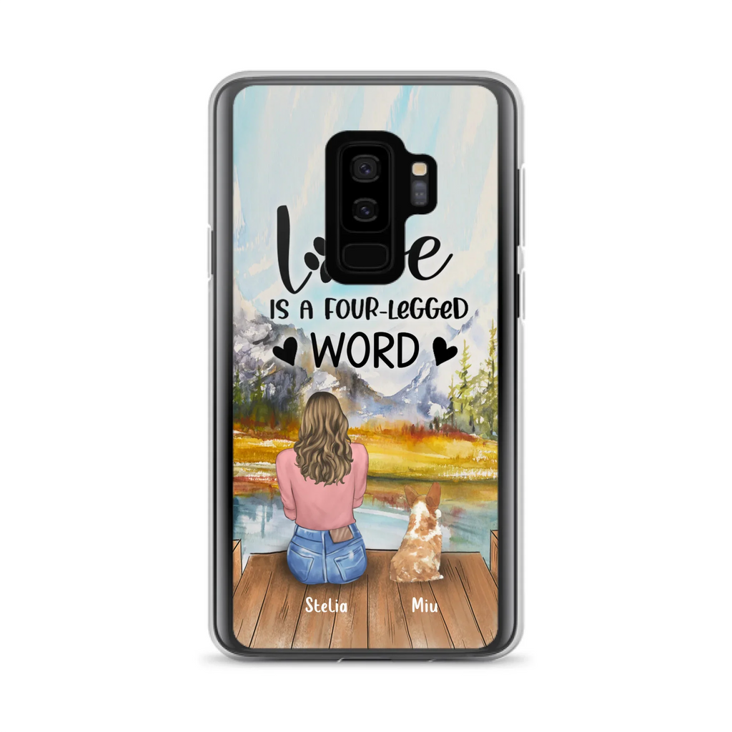 Funda de Teléfono Personalizada para Amantes de Mascotas — Hasta 4 Mascotas