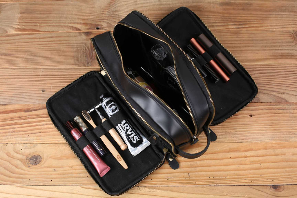 Neceser de Cuero Personalizado para Hombre — Regalo Elegante