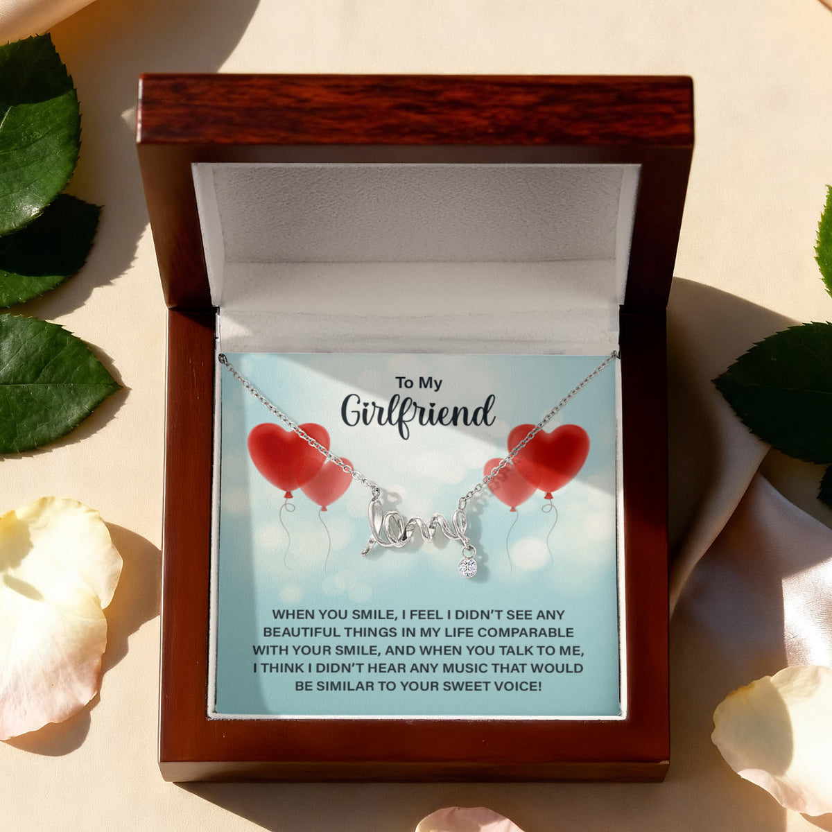 Para Mi Novia – Collar de Amor con Mensaje