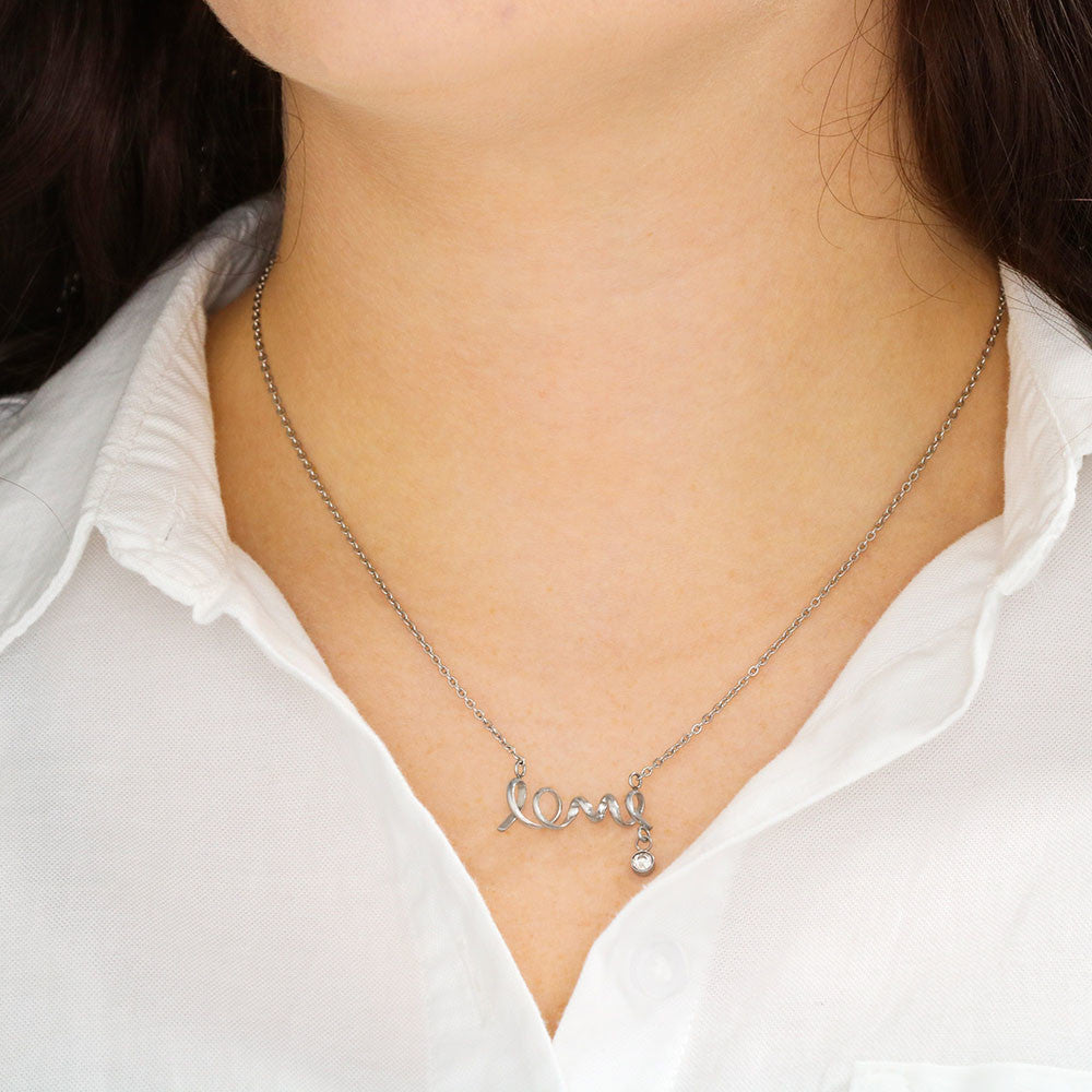 Para Mi Novia – Collar de Amor con Mensaje