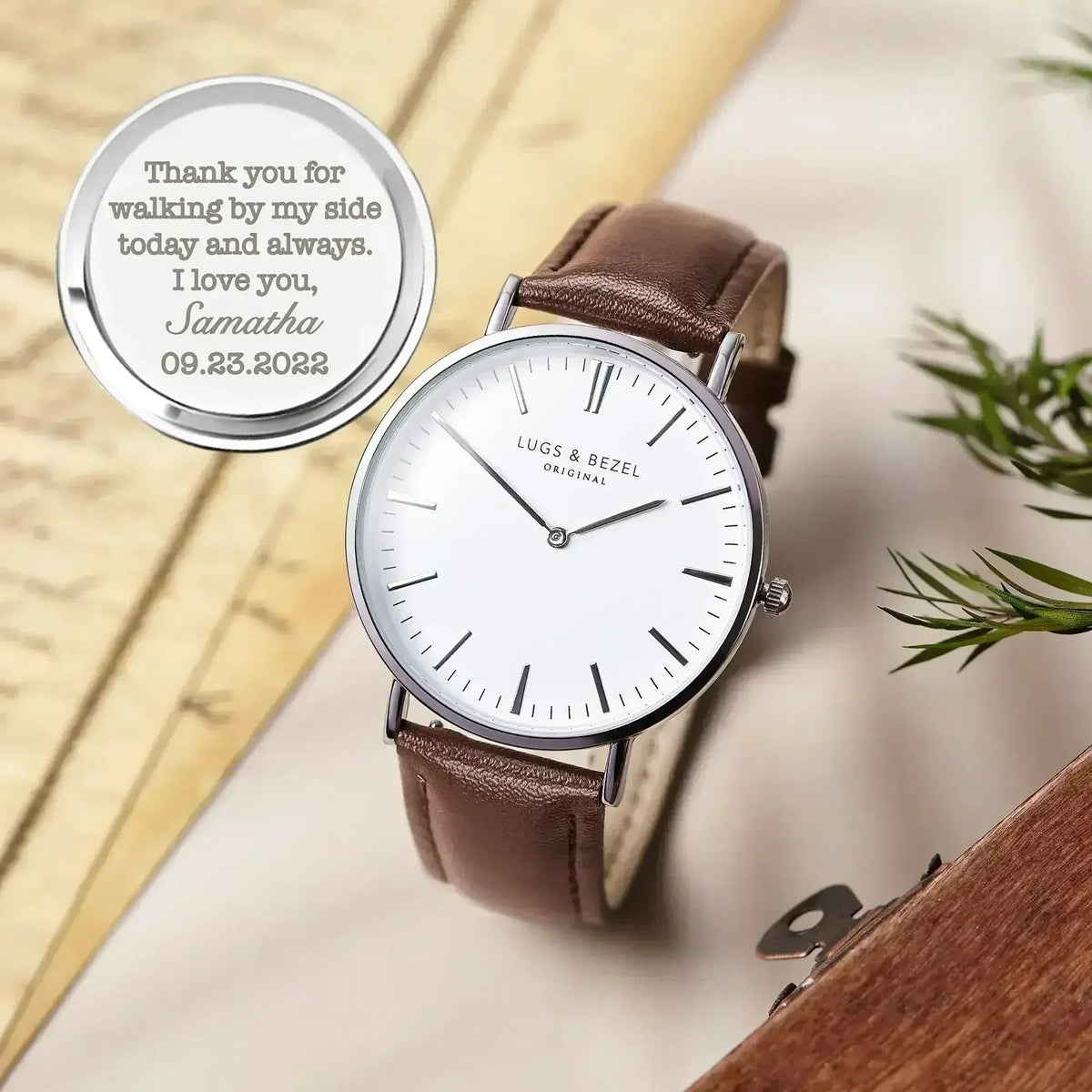 Reloj Personalizado para Hombre — Un Mensaje que Llevará Siempre