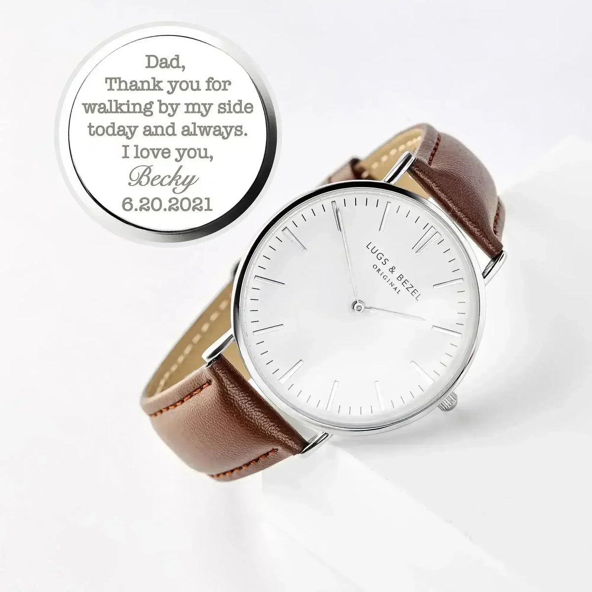 Reloj Personalizado para Hombre — Un Mensaje que Llevará Siempre