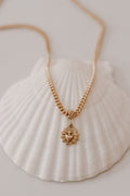 Most Sacred Heart Scalloped Link Necklace
